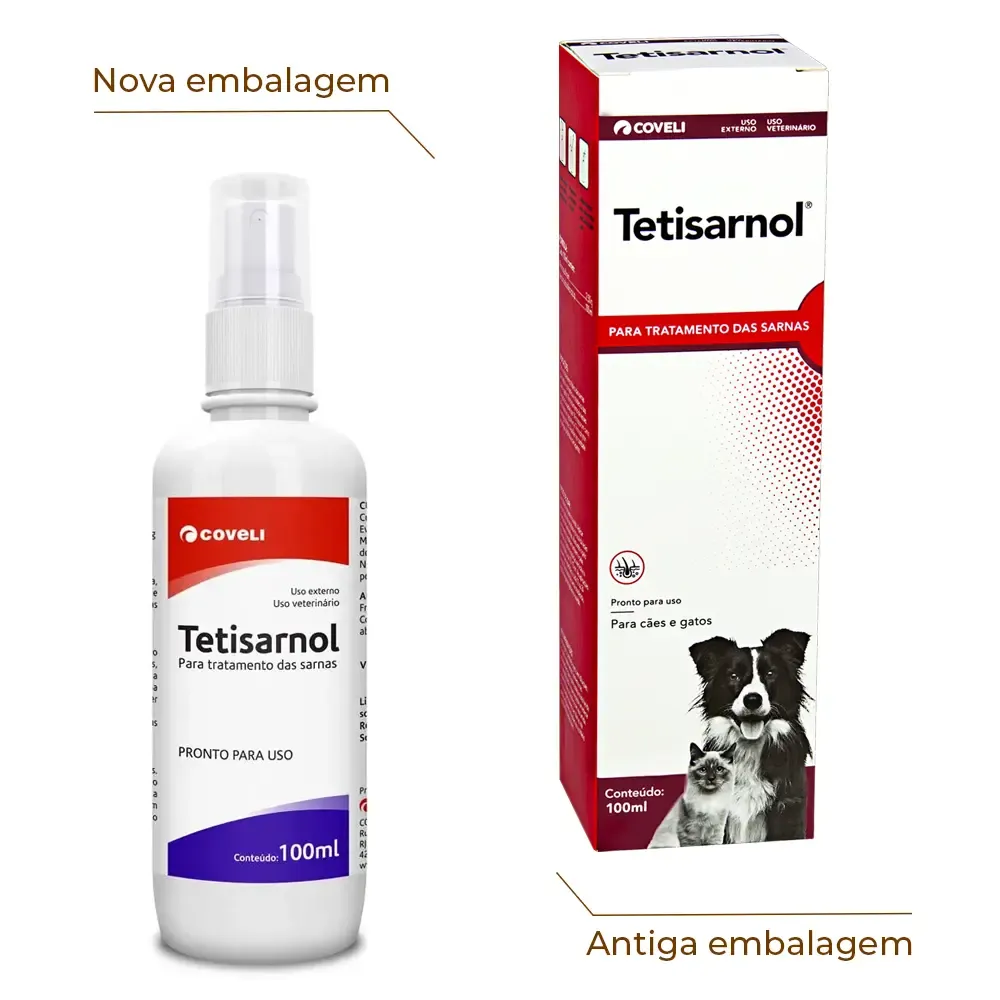Tetisarnol Spray para Cães e Gatos